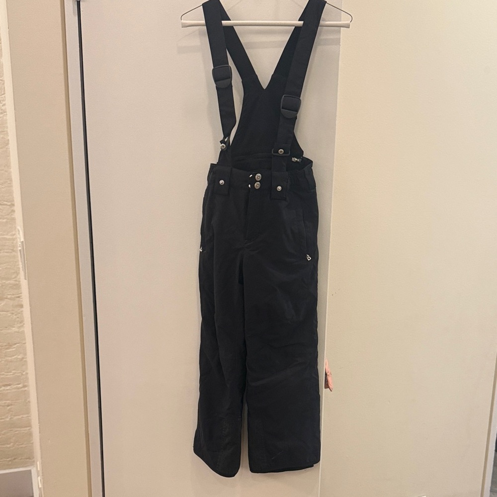 Bogner Black Ski Overalls for kids